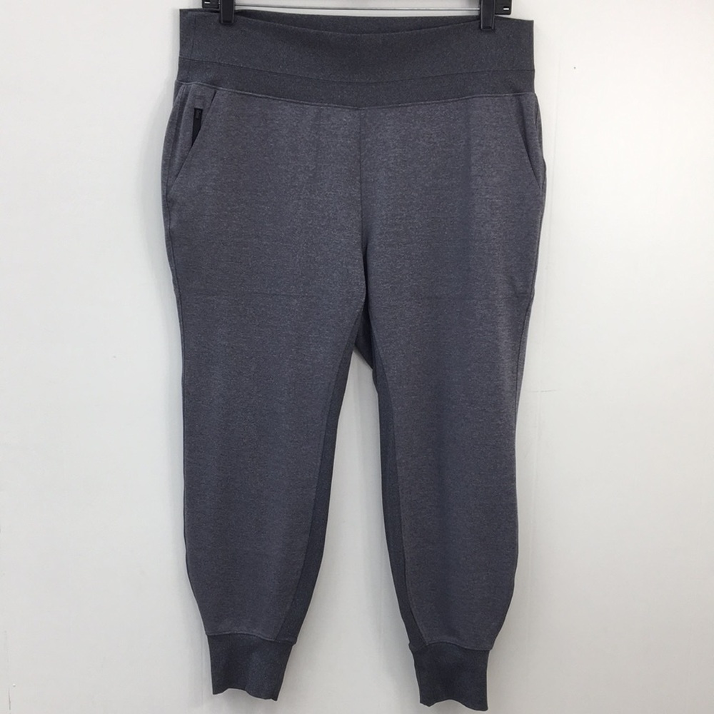 Athleta Venice Womens Midrise gray Joggers Size 1X EXCELLENT Pre-owned Condition